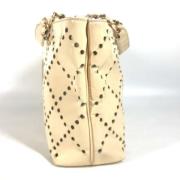 Chanel Vintage Pre-owned Tyg chanel-vskor Beige, Dam