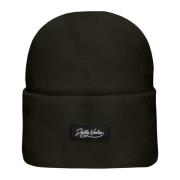 Dolly Noire Skoggrön Label Beanie Mössa Green, Herr