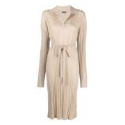 Joseph Beige Ull Maxi Klänning Beige, Dam