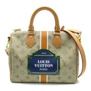 Louis Vuitton Vintage Pre-owned Canvas louis-vuitton-vskor Beige, Dam