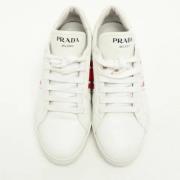 Prada Vintage Pre-owned Laeder sneakers White, Dam