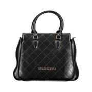 Valentino by Mario Valentino Svart polyeten handväska Black, Dam