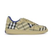 Burberry Rutigt Mönster Sneakers med Gummisulor Multicolor, Dam