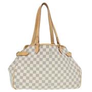 Louis Vuitton Vintage Pre-owned Canvas totevskor White, Dam