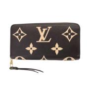 Louis Vuitton Vintage Pre-owned Laeder plnbcker Black, Dam