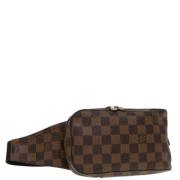 Louis Vuitton Vintage Pre-owned Canvas axelremsvskor Brown, Dam