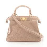 Fendi Vintage Pre-owned Laeder handvskor Pink, Dam