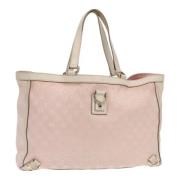 Gucci Vintage Pre-owned Canvas gucci-vskor Pink, Dam