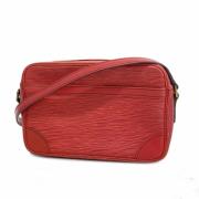 Louis Vuitton Vintage Pre-owned Tyg axelremsvskor Red, Dam