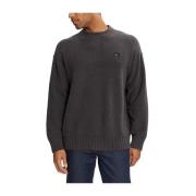 Calvin Klein Jeans Bouclé Turtleneck Jumpers Gray, Herr