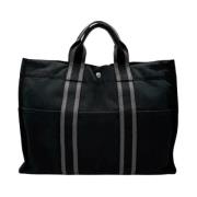 Hermès Vintage Pre-owned Canvas totevskor Black, Dam