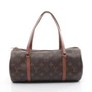 Louis Vuitton Vintage Pre-owned Canvas handvskor Brown, Dam