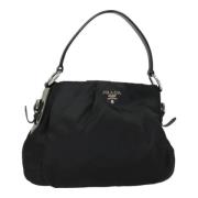 Prada Vintage Pre-owned Nylon prada-vskor Black, Dam