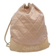 Chanel Vintage Pre-owned Laeder axelremsvskor Pink, Dam