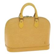 Louis Vuitton Vintage Pre-owned Laeder handvskor Yellow, Dam