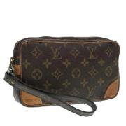 Louis Vuitton Vintage Pre-owned Canvas kuvertvskor Brown, Dam