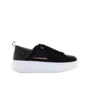 Alexander Smith Svarta Eco Wembley Sneakers för Kvinnor Black, Dam