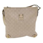 Gucci Vintage Pre-owned Canvas gucci-vskor Beige, Dam