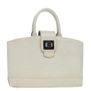 Louis Vuitton Vintage Pre-owned Laeder handvskor White, Dam