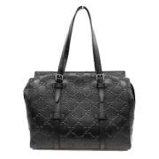 Gucci Vintage Pre-owned Tyg gucci-vskor Black, Dam