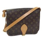 Louis Vuitton Vintage Pre-owned Canvas louis-vuitton-vskor Brown, Dam