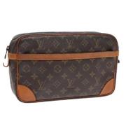 Louis Vuitton Vintage Pre-owned Canvas kuvertvskor Brown, Dam