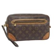 Louis Vuitton Vintage Pre-owned Canvas kuvertvskor Brown, Dam