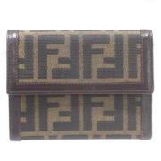 Fendi Vintage Pre-owned Canvas plnbcker Brown, Dam