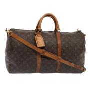 Louis Vuitton Vintage Pre-owned Canvas resvskor Brown, Dam