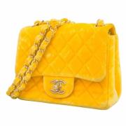 Chanel Vintage Pre-owned Laeder chanel-vskor Yellow, Dam