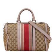 Gucci Vintage Pre-owned Canvas handvskor Beige, Dam