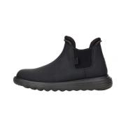 Hey Dude Guldålderns Memory Foam Chelsea Boots Black, Dam