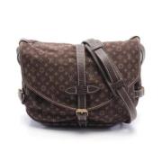 Louis Vuitton Vintage Pre-owned Canvas crossbodyvskor Brown, Dam