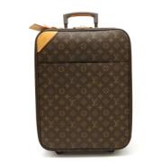 Louis Vuitton Vintage Pre-owned Canvas resvskor Brown, Dam