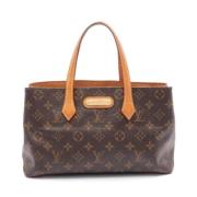 Louis Vuitton Vintage Pre-owned Canvas handvskor Brown, Dam