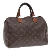 Louis Vuitton Vintage Pre-owned Canvas handvskor Brown, Dam