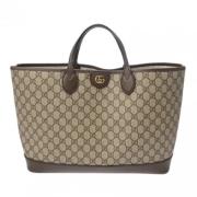 Gucci Vintage Pre-owned Canvas gucci-vskor Brown, Dam