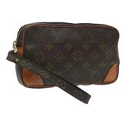 Louis Vuitton Vintage Pre-owned Canvas kuvertvskor Brown, Dam