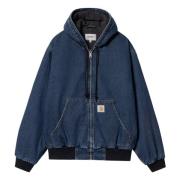 Carhartt Wip Original Loose Fit Denim Jacka Blå Blue, Herr