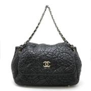 Chanel Vintage Pre-owned Laeder axelremsvskor Black, Dam