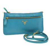 Prada Vintage Pre-owned Laeder prada-vskor Blue, Dam