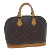 Louis Vuitton Vintage Pre-owned Canvas handvskor Brown, Dam