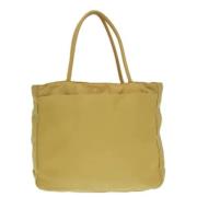 Prada Vintage Pre-owned Tyg prada-vskor Yellow, Dam