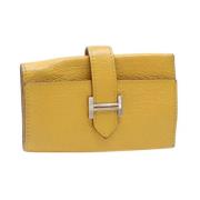 Hermès Vintage Pre-owned Laeder plnbcker Yellow, Dam