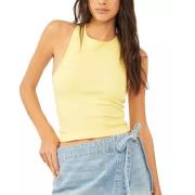 Free People Gul Crop Top Yellow, Dam