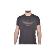 Emporio Armani Casual Array T-shirt Brown, Herr