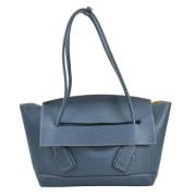 Bottega Veneta Vintage Pre-owned Laeder axelremsvskor Blue, Dam