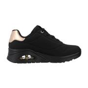 Skechers Stiliga Uno Sneakers för Kvinnor Black, Dam