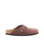 Birkenstock Klassiska Unisex Sabot Sandaler Brown, Dam