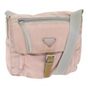 Prada Vintage Pre-owned Nylon prada-vskor Pink, Dam